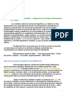 El Modelo Agroexportador: Integración en La División Internacional Del Trabajo