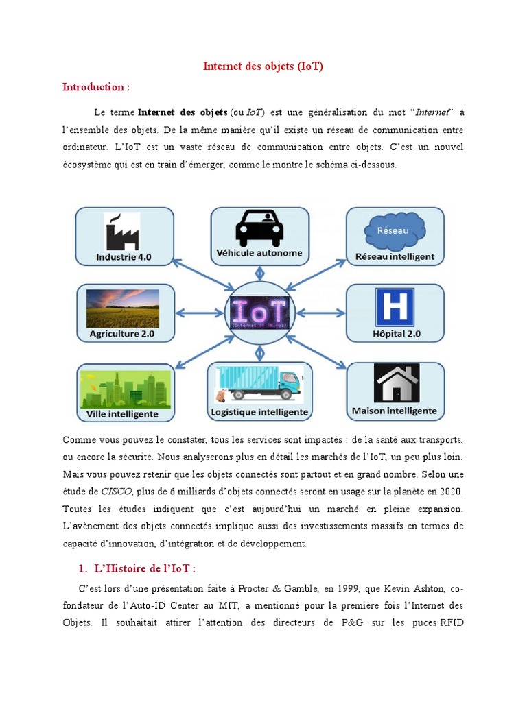 Écosystème et enjeux de l'IoT | PDF | Internet des objets | Domotique