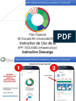 SIGUEME - Infraestructura App Instructivo