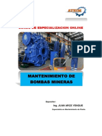 Curso de mantenimiento de bombas mineras online