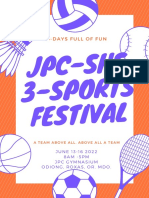 Jpc-Shs 3-Sports Festival: 4-Days Full of Fun