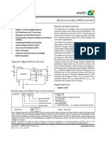 Features General Description: Synchronous Buck PWM Controller