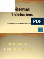 Sistemas Telefónicos - Cables par trenzado y numeración de pares