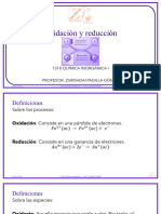 QI-I - Oxidación y Reducción