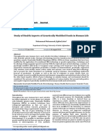 10.2 C Estudios de Los Aspectos de Salud de Los Alimentos Geneticamnete Modificados en La Vida Humana