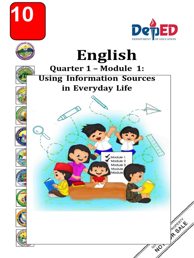English: Quarter 1 - Module 1: Using Information Sources in Everyday ...