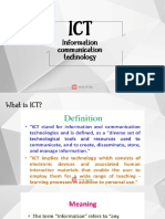 Definition ICT Its Types and the Role of ICT