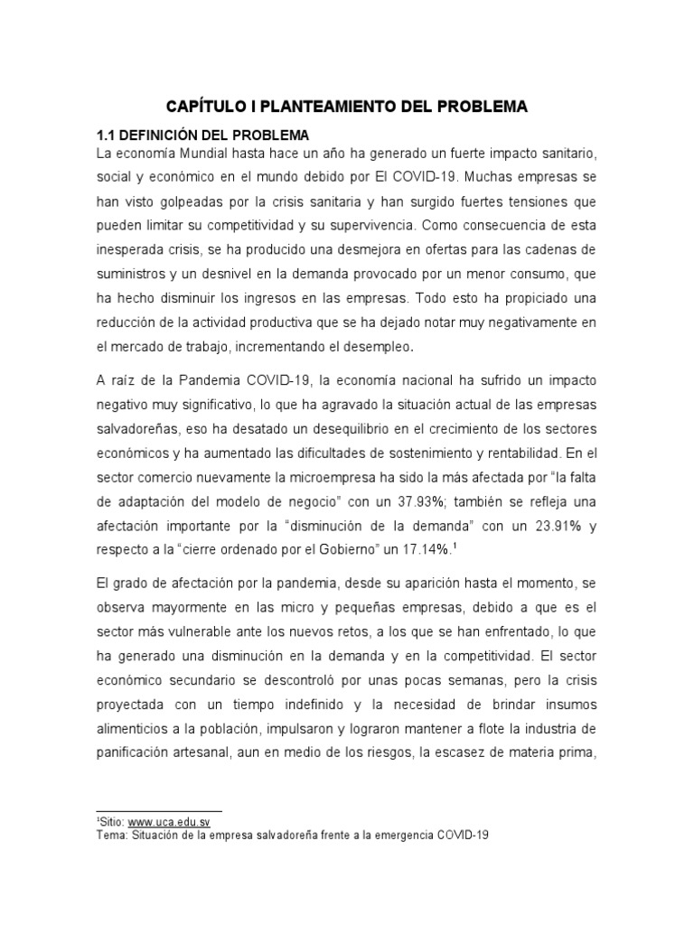 DEFINICION DE PROBLEMA PDF Obtenci n Log stica