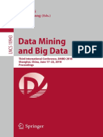 (Lecture Notes in Computer Science 10943) Ying Tan, Yuhui Shi, Qirong Tang - Data Mining and Big Data-Springer International Publishing (2018)