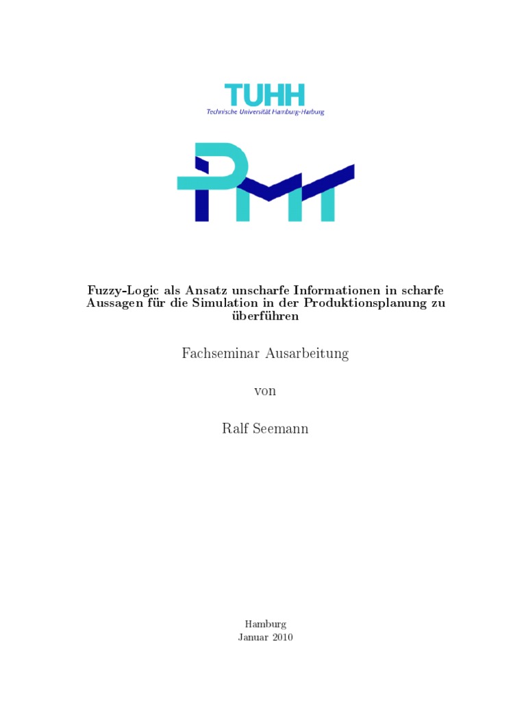 Fuzzy Logic In Der Produktionsplanung Fuzzy Logic - 