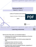 Week 2 Cohort 2 - Limits of Functions and Continuity