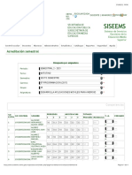 Siseems: Acreditación Semestral