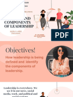 Edu 215 Meaning and Components of Leadership - Lopez