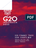 G20 Finance Track Side Events: February 14th-19th, 2022 Jakarta Convention Center Jakarta, Indonesia