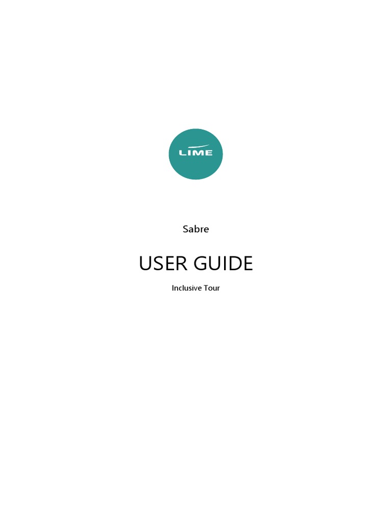 User Guide: Sabre | PDF | Business Class | Aviation