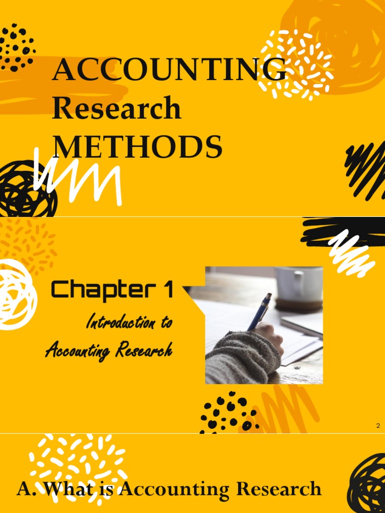 CHAPTER 1 Accounting Research Methods PDF Accounting Science