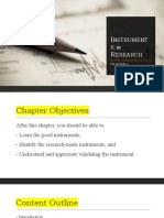 Chapter 6 Instruments in Research