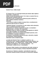 Fundamentos de Enfermería - Docx Examen Fisico