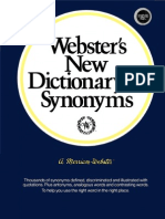 Webster's New Dictionary of Synonyms (1984)