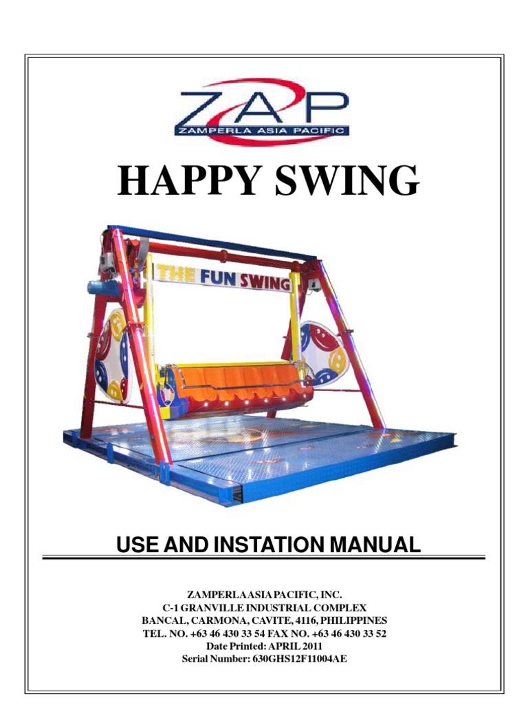 Happy Swing Installation Manual | PDF