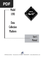 Model 1190 Data Collection Platform: User's Manual