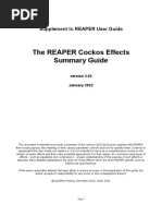 The REAPER Cockos Effects Summary Guide