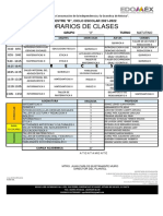 Horarios de Clases: R E C E S O