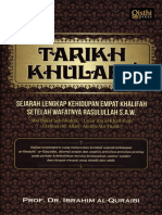 Tarikh Khulafa (Sejarah Lengkap Empat Khalifah Setelah Wafat Rasulullah) (Pro. Dr. Ibrahim Al-Quraibi)