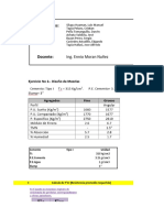 Ejercicio 2 Diseño Mezcla