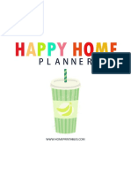 Happy Home Planner by HomePrintables