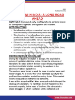 Socialism in India A Long Road Ahead Daily Current Affair Article in English For UPSC IAS and State PSC Examinations