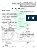 Operadores Matematicos I