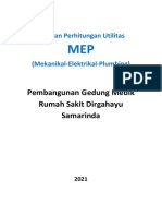 Pembangunan Gedung Medik Rumah Sakit Dirgahayu Samarinda: Laporan Perhitungan Utilitas