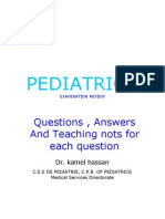 Pediatrics Examination Review