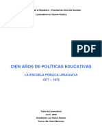 100 Años de Politicas Educativas