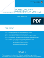 Latihan Soal TWK: (Pancasila Dan Pembukaan Uud 1945)