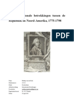 De Internationale Betrekkingen Tussen de Republiek en Noord-Amerika, 1775-1798