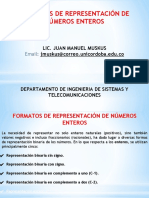 Formas de Representacion Binaria Enteros