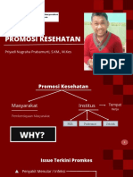 Promosi Kesehatan: Priyadi Nugraha Prabamurti, S.KM., M.Kes