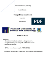 FDI Theories and Trends in Developing Countries