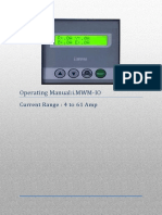 Operating Manual:i.MWM-IO: Current Range: 4 To 61 Amp