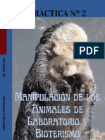Práctica No. 2 de Farmacología I sobre manipulación de animales de laboratorio y bioterismo