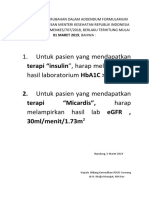 Berdasarkan Perubahan Dalam Addendum Formularium Nasional Keputusan Menteri Kesehatan Republik Indonesia Nomor HK