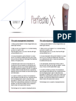 Perfectio X New Short Instruction 25.11