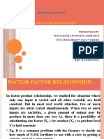 Presentation On-: Factor-Factor Relationship