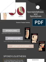 ISMT12 - Day 244 - Ravanno - Spondylolisthesis and Spondylosis