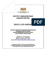 Buku Log Kursus LCML KP BI Selangor