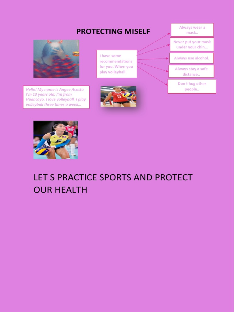 Let S Practice Sports and Protect Our Health: Protecting Miself | PDF