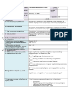 Detailed Lesson Plan in Arts (Health)