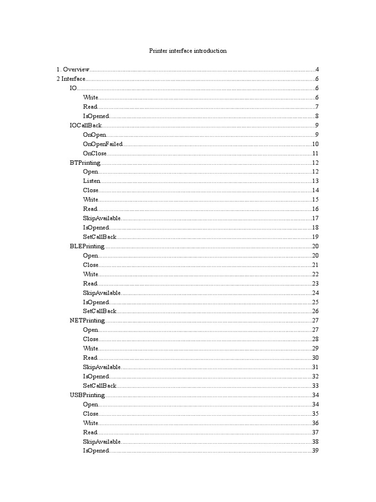 PrinterLibs For Android en US | PDF | Parameter (Computer Programming ...